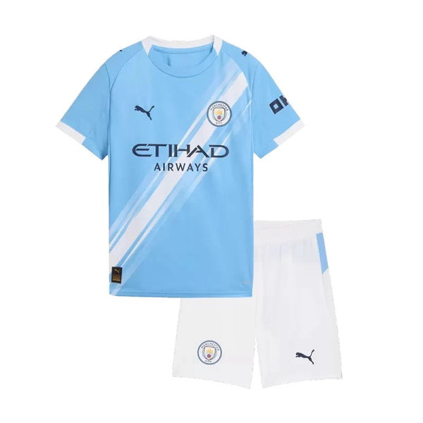 Kit enfant domicile Manchester City 2025-2026