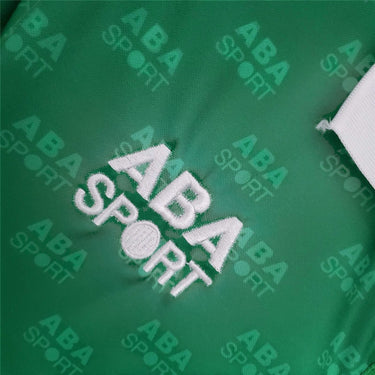 KODAA SPORT 1995 Mexico retro home football jersey in green with white ABA SPORT logo and repeating pattern.