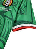 KODAA SPORT retro Mexico 1998 home football jersey in green with white and red trim on the sleeves.