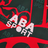 KODAA SPORT retro Mexico 1997 football jersey in dark green and red with white ABA SPORT logo.